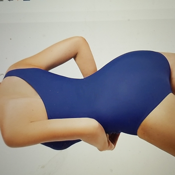 NWT ONE SHOULDER RUCHED ATHLETIC SWIM SURFING  VOLLEYBALL YOGA EXERCISE DANCE - Picture 3 of 10